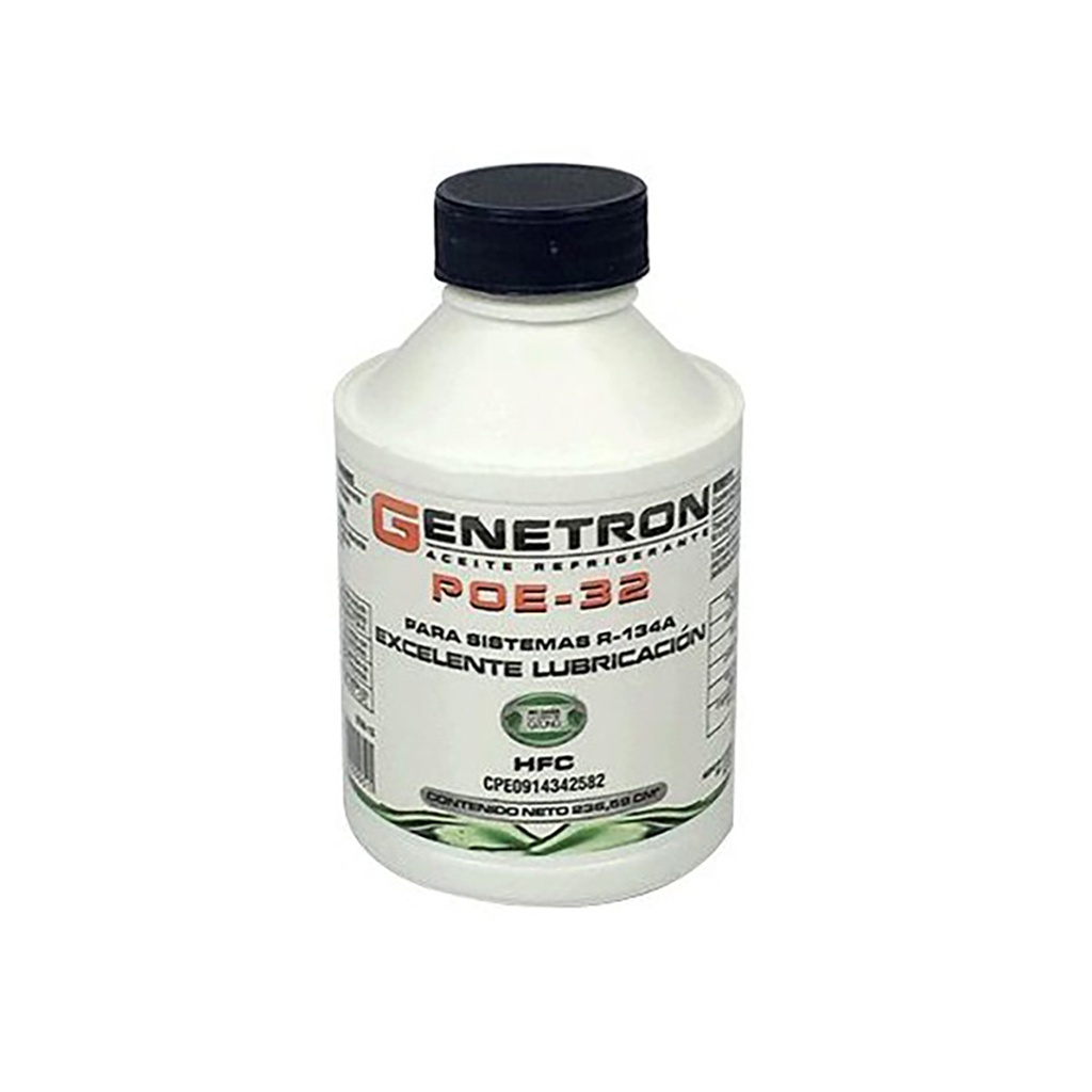 ACEITE SINTETICO COMPRESORES COMERCIAL/NEVERA POE-32 R134 8oz GENETRON