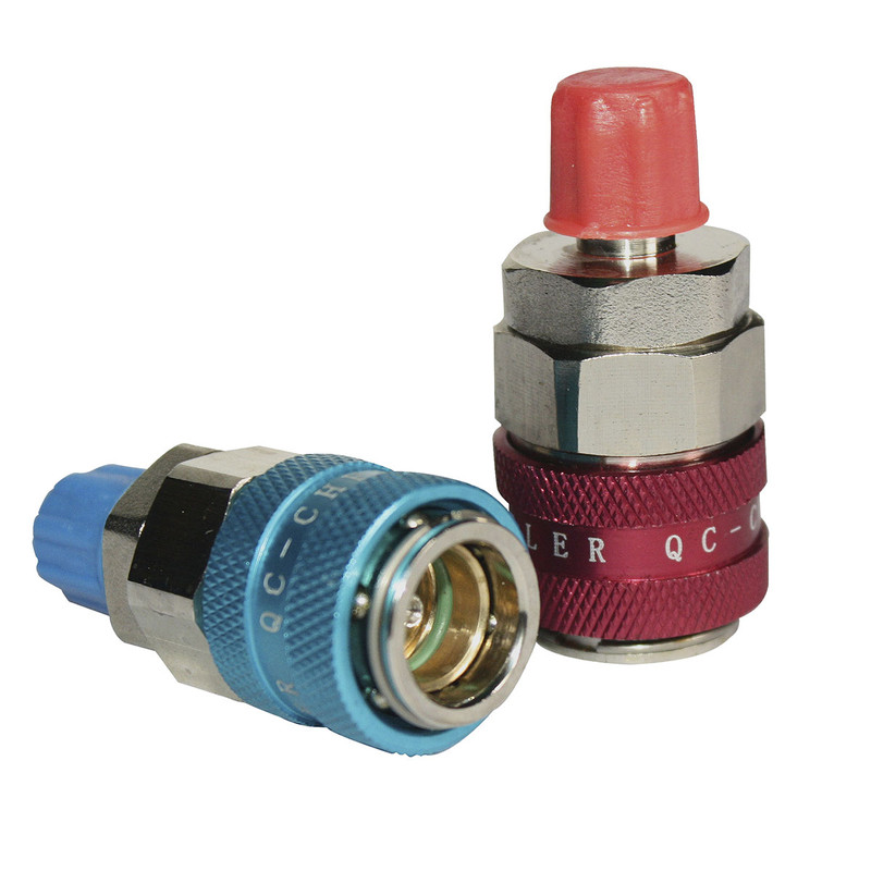ACOPLE DOBLE RECTO 1/4 SAE 134A QC-12A