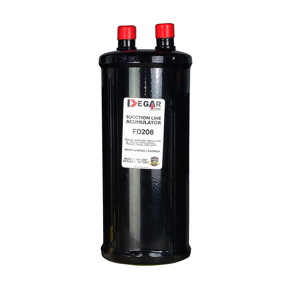 ACUMULADOR DE SUCCION 1-1/8"  DEGAR 