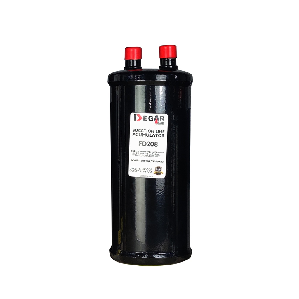ACUMULADOR DE SUCCION V 1 5/8" DEGAR