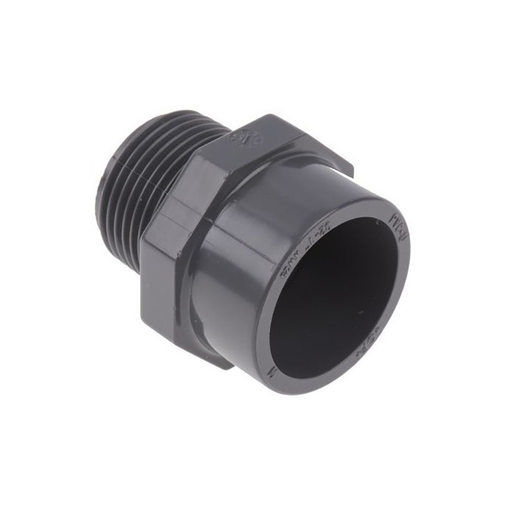ADAPTADOR MACHO PVC 1"