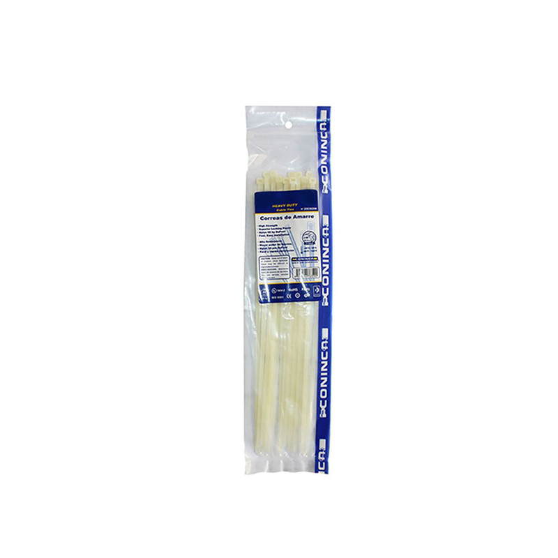 AMARRES PLASTICOS (TIRRA) 8" BLISTER 10PZAS CONINCA