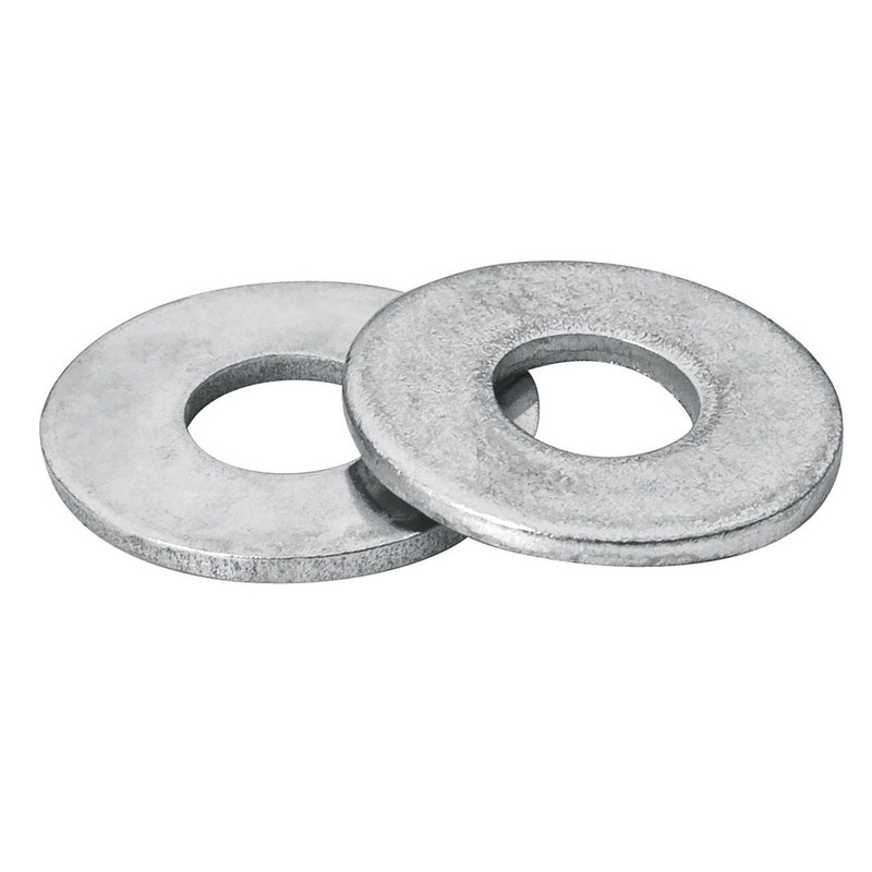 ARANDELAS PLANAS GALVANIZADA 1/4" (PAQ 20PZAS)