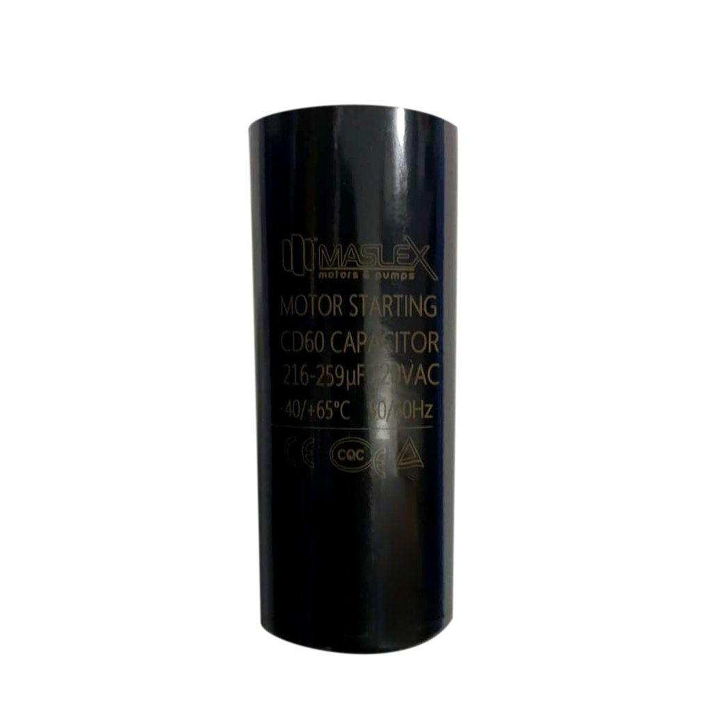 CAPACITOR DE ARRANQUE 216-259 MFD 220VAC