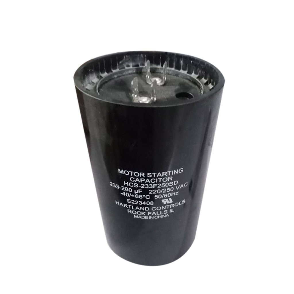 CAPACITOR DE ARRANQUE 233-280 MFD 220VAC