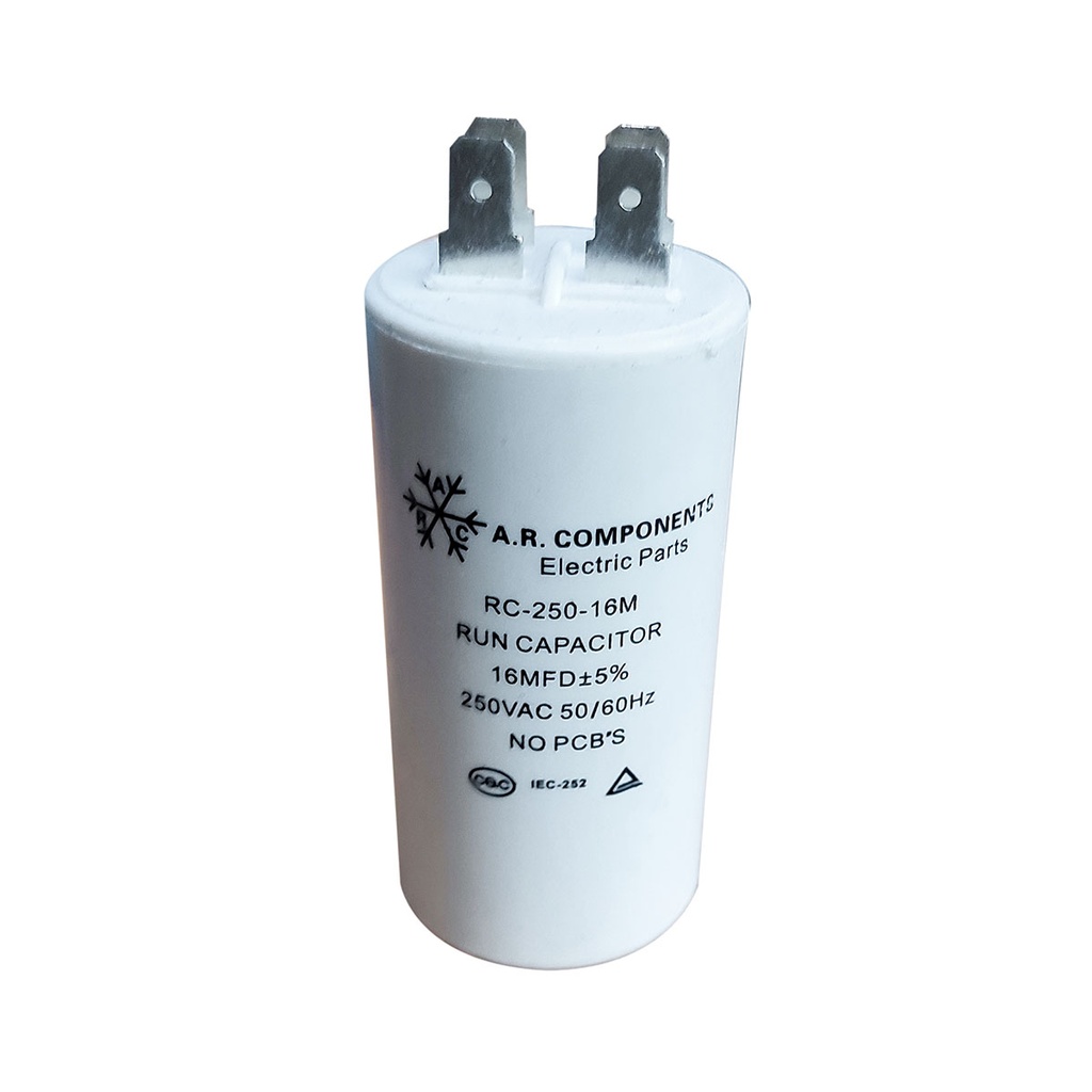 CAPACITOR DE MARCHA 16MFD 220VAC
