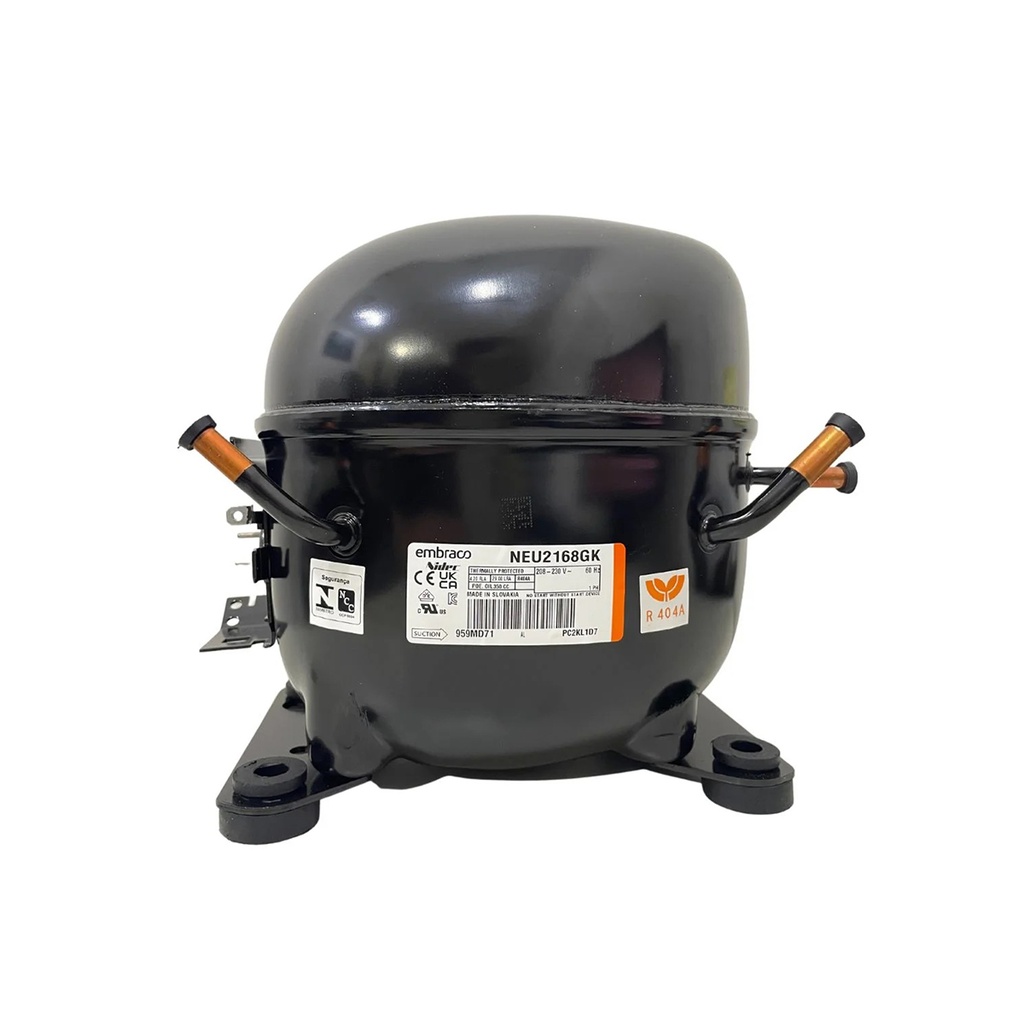 COMPRESOR REF 3/4HP R404 BAJA 110/60HZ NEU2155GK EMBRACO