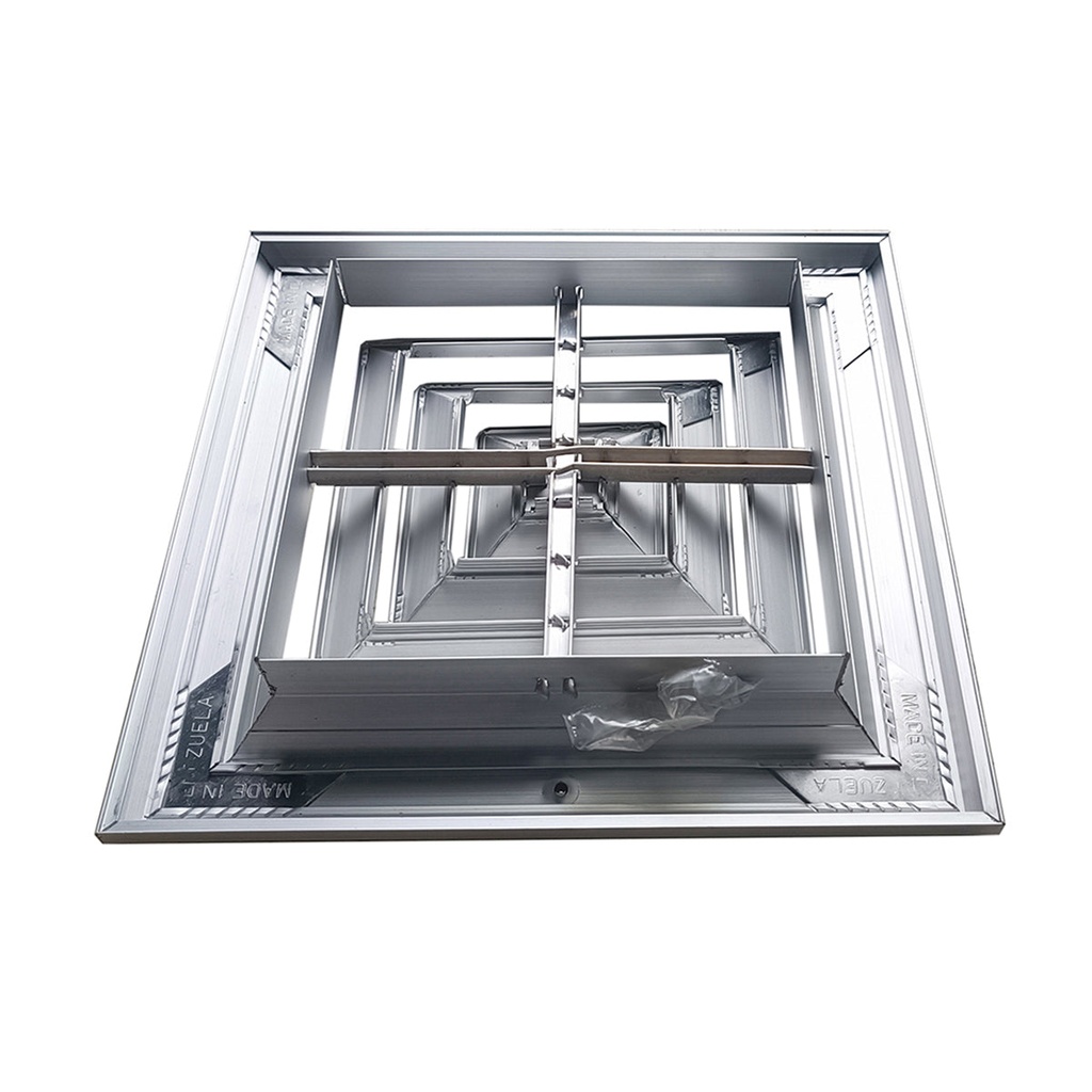 DIFUSOR ALUMINIO  LINEAL 1V  SIN CONTROL 32" x 06" VENAS RECTA 