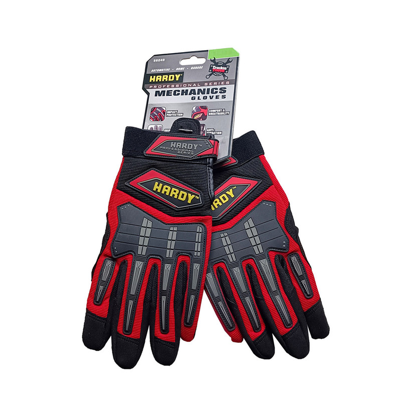 GUANTES XL ROJO PROFESSIONAL HARDY 