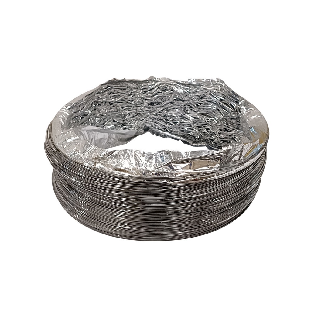 MANGUERA A/A FLEXIBLE 12"x3m S/AISLANTE ALUMINIZADA