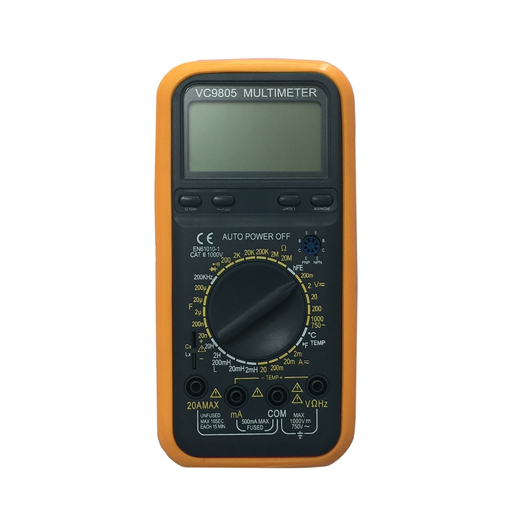 MULTIMETRO DIGITAL (CAP, VOLT, AMP, TEMP, TERM) VC98