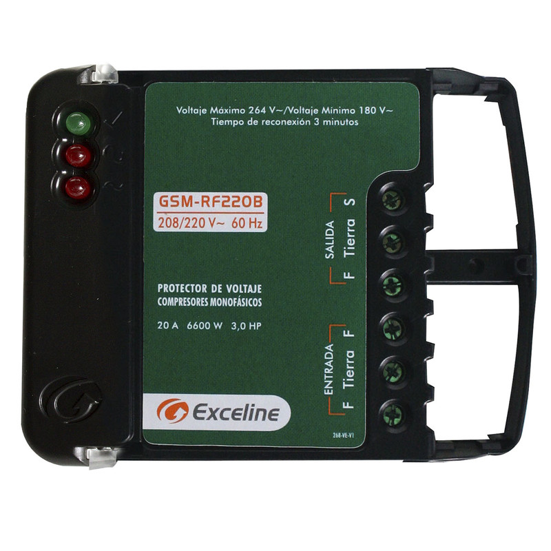 PROTECTOR A/A REGLETA-REGLETA 36MBTU 220V/1F GSM-RF220B GENTE
