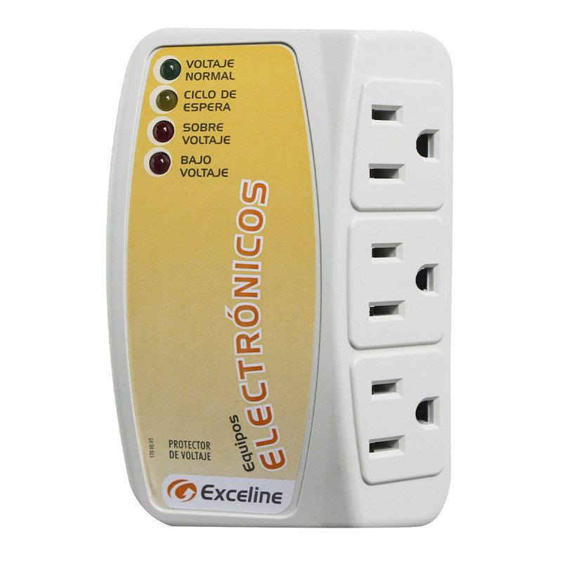 PROTECTOR EQUIPOS ELECTRONICO 3TOMAS 110V GSM-E120 GENTE