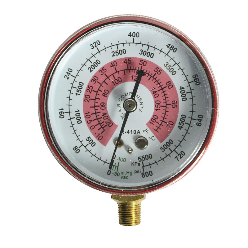 RELOJ  MANOMETRO ALTA R410