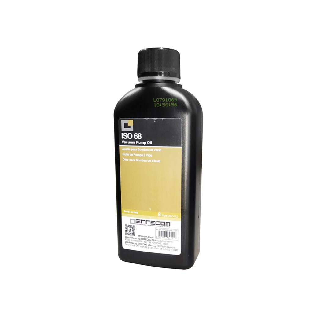ACEITE LUBRICANTE P/BOMBA DE VACIO 237ML ISO68 ERRECOM  