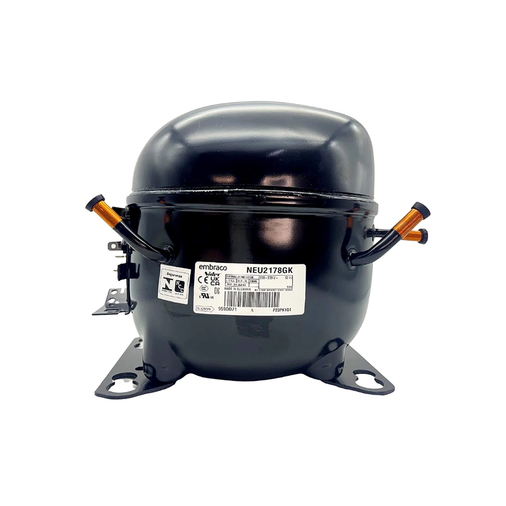 COMPRESOR REF 1HP R404 BAJA 220V/1F   NEU2178GK EMBRACO 