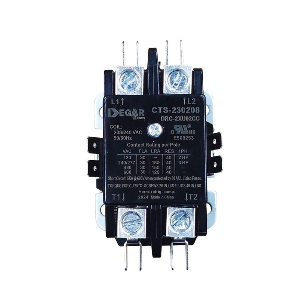 CONTACTOR PREMIUM  2x40Ax220V CTS-240220  DEGAR  