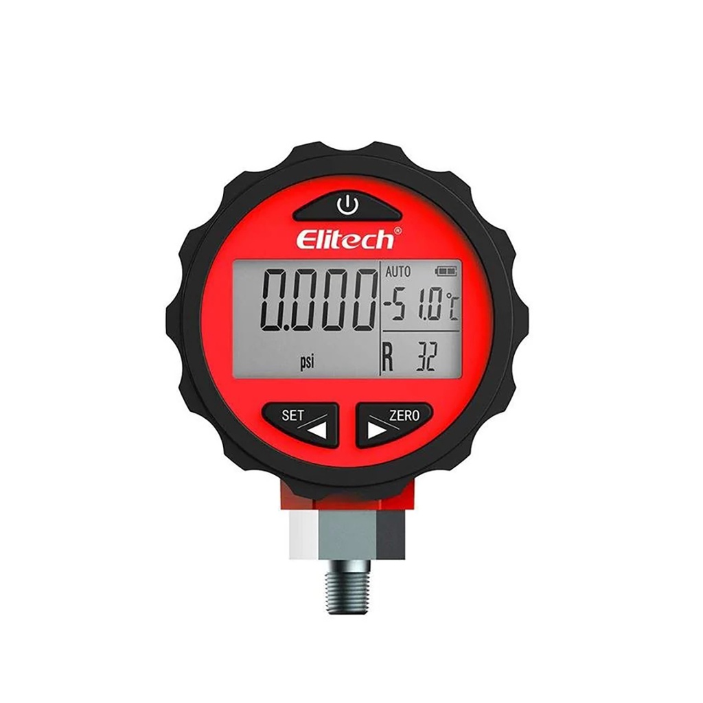 RELOJ  MANOMETRO DIGITAL   ALTA -14.5-800 PSI  PG-30PRO ELITECH