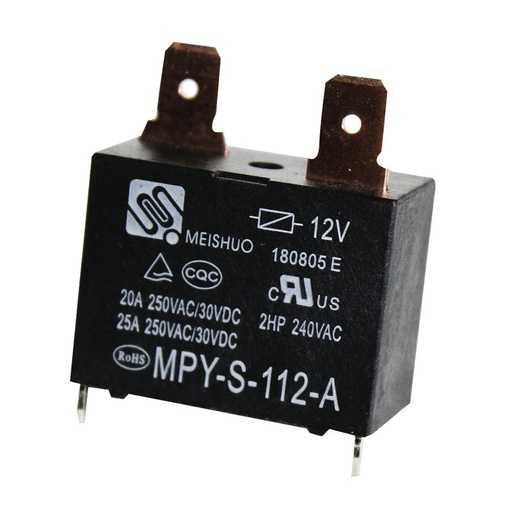 [30-4800] RELAY  TARJETA 4PINC 12V  20-25A MPY-S-112-A 