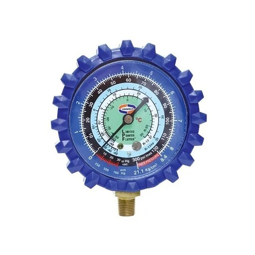 [93-2204] RELOJ  MANOMETRO 2.5" BAJA R22/R134 G3OLD-5 UNIWELD